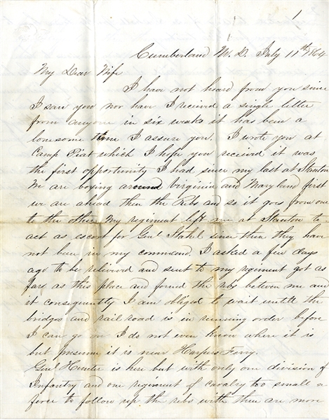 Colonel of the 1st New York Cavalry Writes of Raids Made by His Regiment in Western Virginia