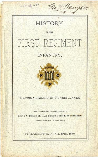 Pennsylvania “First Regiment of Gray Reserves of the City of Philadelphia”