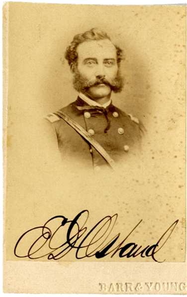 Signed CDV of Union Brevet Brigadier General Embury D. Osband 3rd United States Colored Cavalry