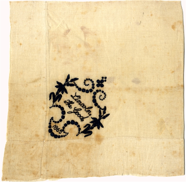 Abraham Lincoln Mourning Handkerchief