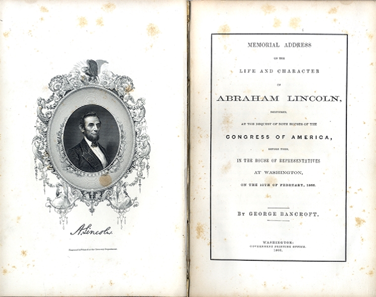 A Memorial Delivered to Congress On Lincoln’s Birthday