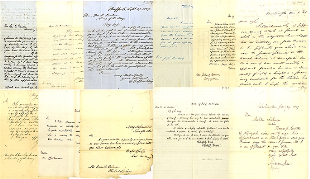 Letter Group to Secretaries of War, Navy