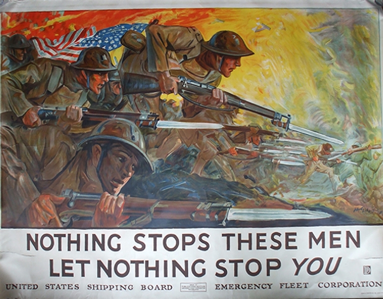 Enormous WWI Motivational Poster