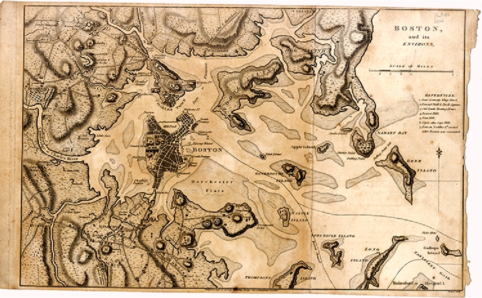 Early Boston Map