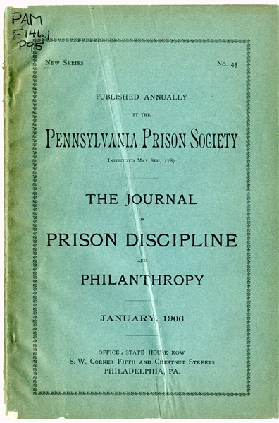 The Pennsylvania Prison Society