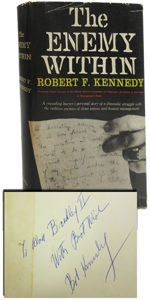 A Signed 1st Edition of Robert F. Kennedy's Expose of Organized Crime's Influence in the Labor Movement