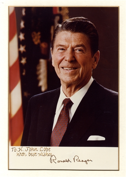 Reagan Signed Photo