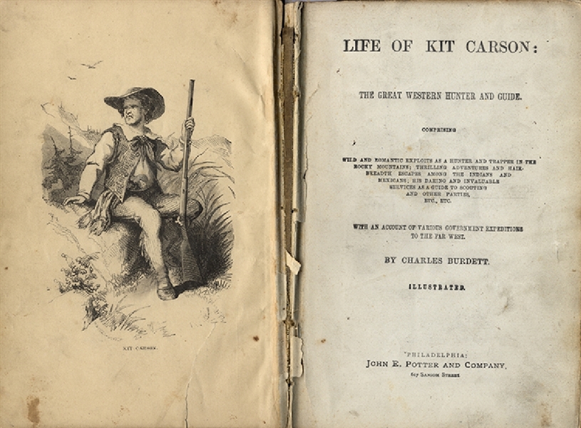  Carson was hired as a guide by John C. Frémont. Frémont's expeditions covered much of California