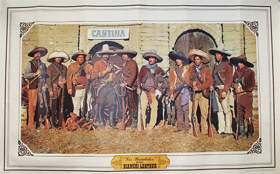 The Western Leather Poster - Great For The Man cave