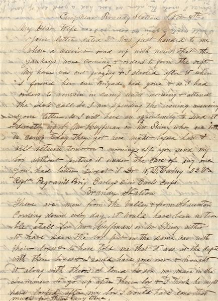 The Battle of Rappahannock Station - 52nd Virginia Surgeon’s Letter