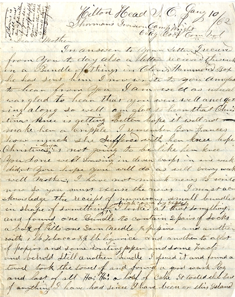 1st Massachusetts Cavalry Correspondence Grouping