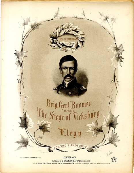 Brig. Genl. Boomer who fell at The Siege of Vicksburg
