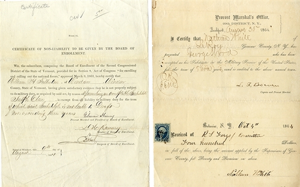 Pair of Union Substitute Documents