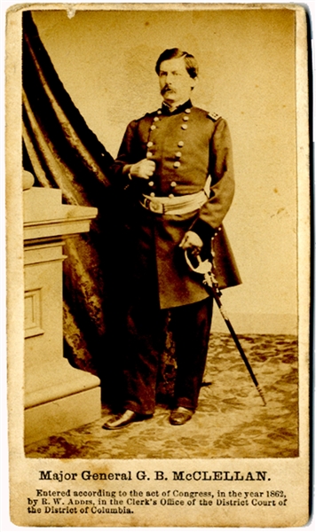 CDV of General George McClellan