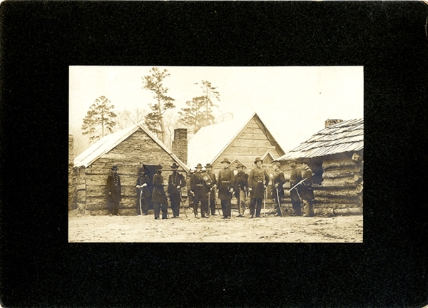 Civil War General Hooker And Staff At Lookout Valley