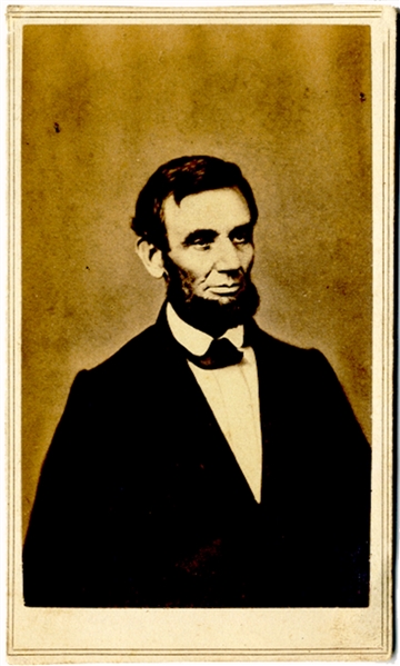 Speed Pose of Abraham Lincoln by Fredricks