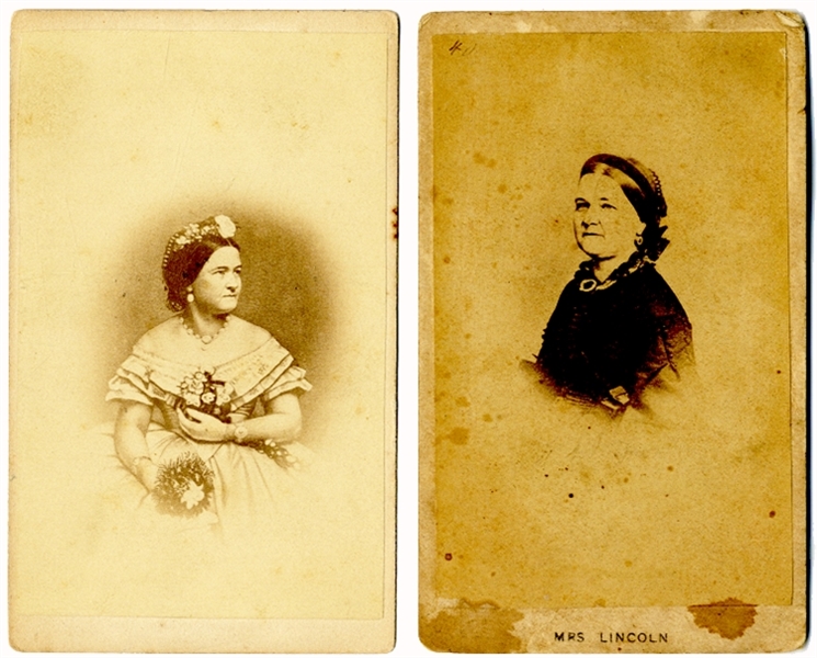 Two Mary Lincoln CDV’s