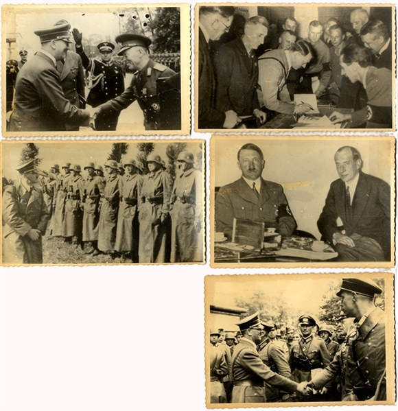 A Grouping Of FIVE Hitler Photographs