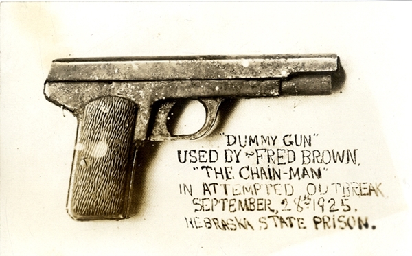 The “Dummy Gun” Used by Fred Brown in his Prison Escape