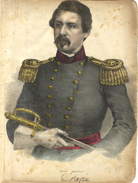 General McClellan with Facsimili Signature on the Cover