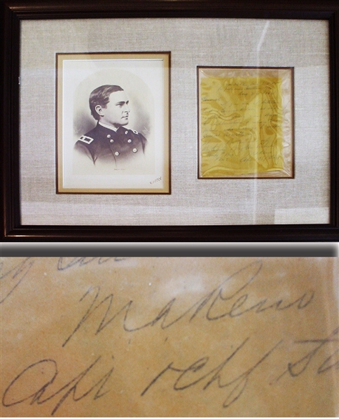 Marcus Reno Sends Orders to George Custer During the Civil War