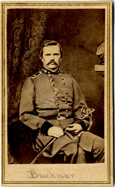  General Buckner holds the unfortunate distiction of being the first Confederate General to surrender an army