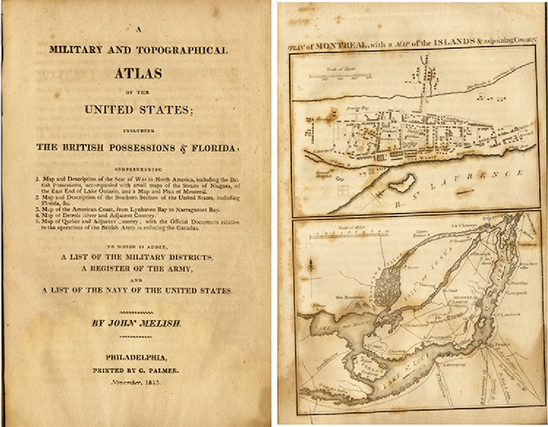A Military and Topographical Atlas - 1813