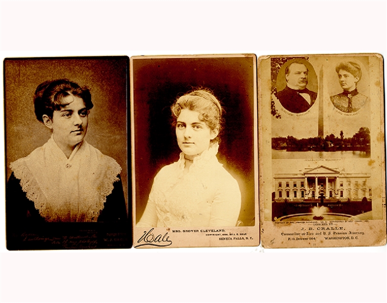 Three Cabinet Card Photographs Of The Clevelands