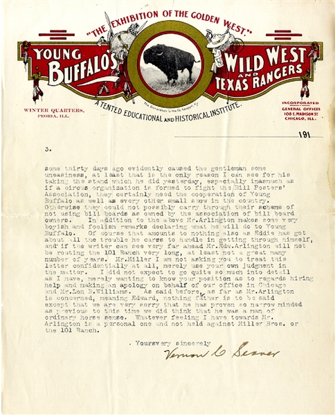 Young Buffalo’s Illustrated Lettersheet