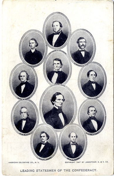 Unusual Image of the Confederate Politicians
