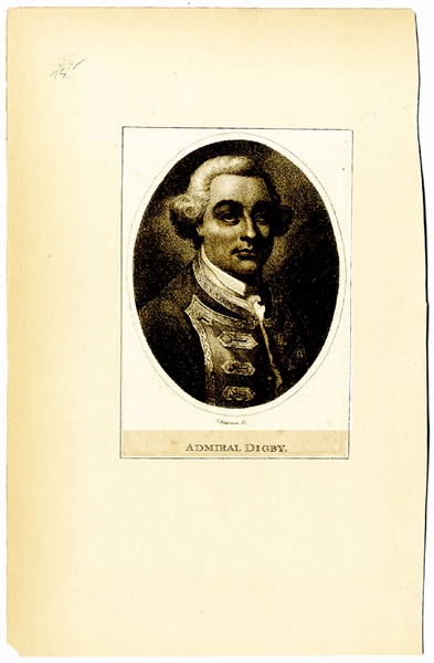 Admiral Digby Engraving