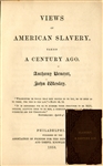 Pre War Slavery Books
