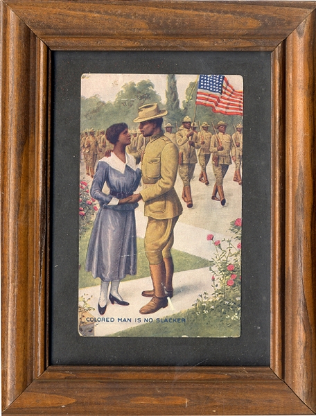 WWI Postcard, Recruiting Colored Men 