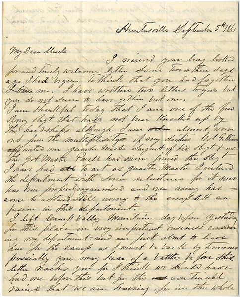 The following thirty seven (37) letters were written by Mann Page (1835-1904) who was one of the very first Virginians enlist. Hailing from Columbia County, near Richmond, Va. he enlisted in the...
