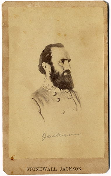 CDV, Gen. Stonewall Jackson