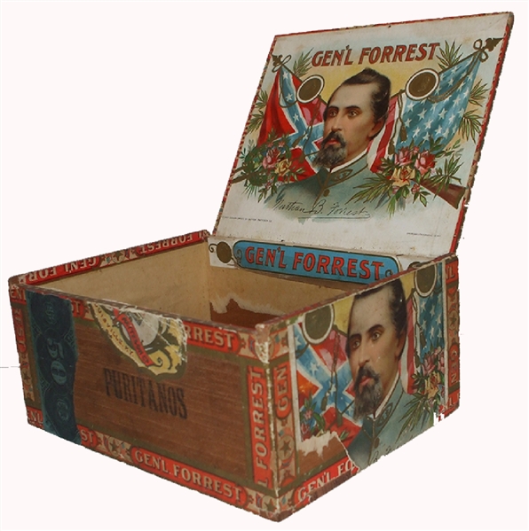 Confederate Image Cigar Box