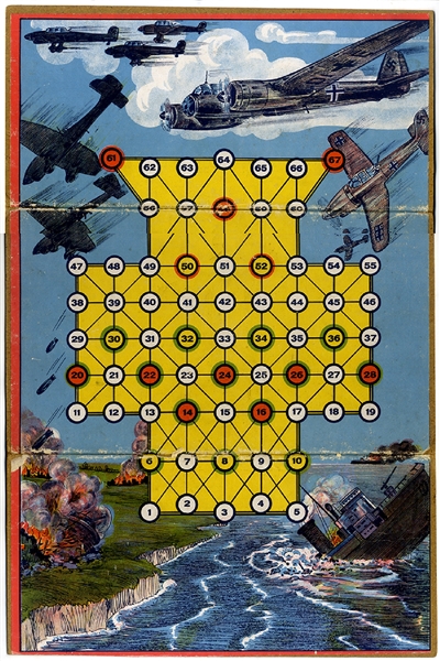 German Litho Mounted Board Game