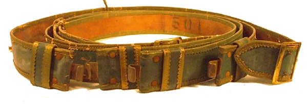 Four “Cumberland” Firehouse Leather Belts