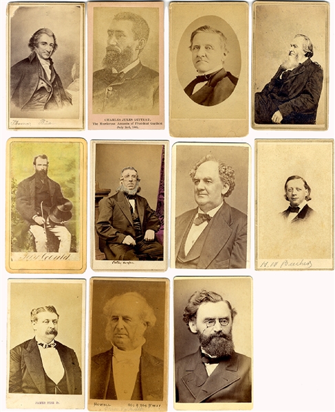 Group of 11 Famous Americans, CDV’s