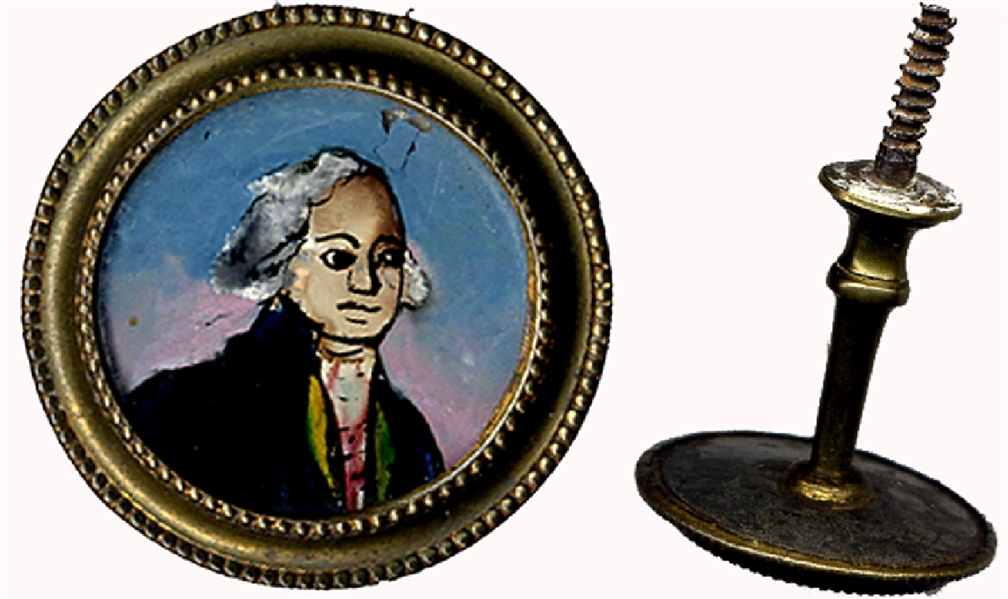 George Washington Federal-Era Bronze Drawer Pull
