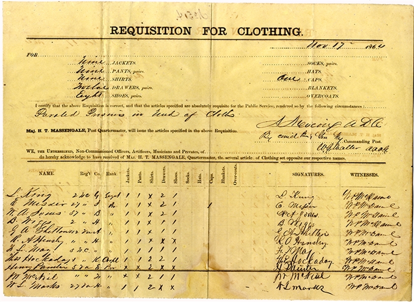CSA Paroled Prisoners Sign for New Clothes