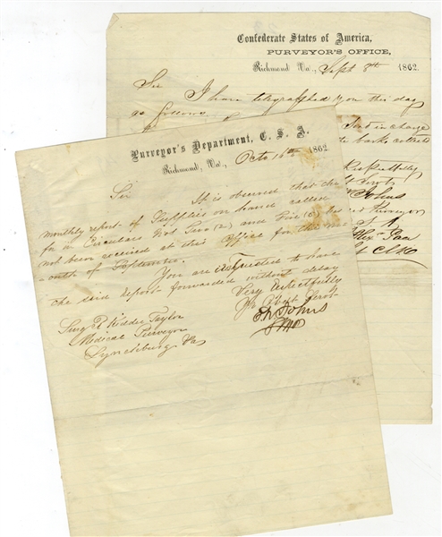 A Pair of Richmond Medical Documents