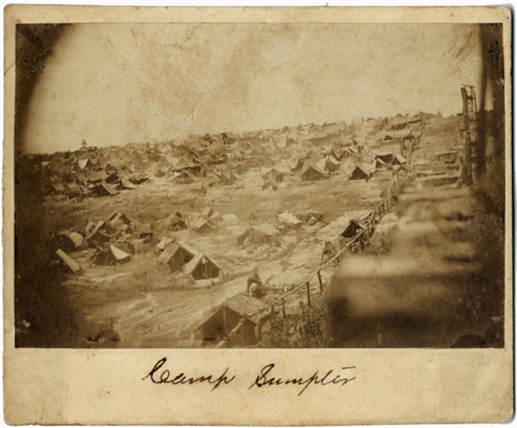 Rare Confederate Photograph of Andersonville