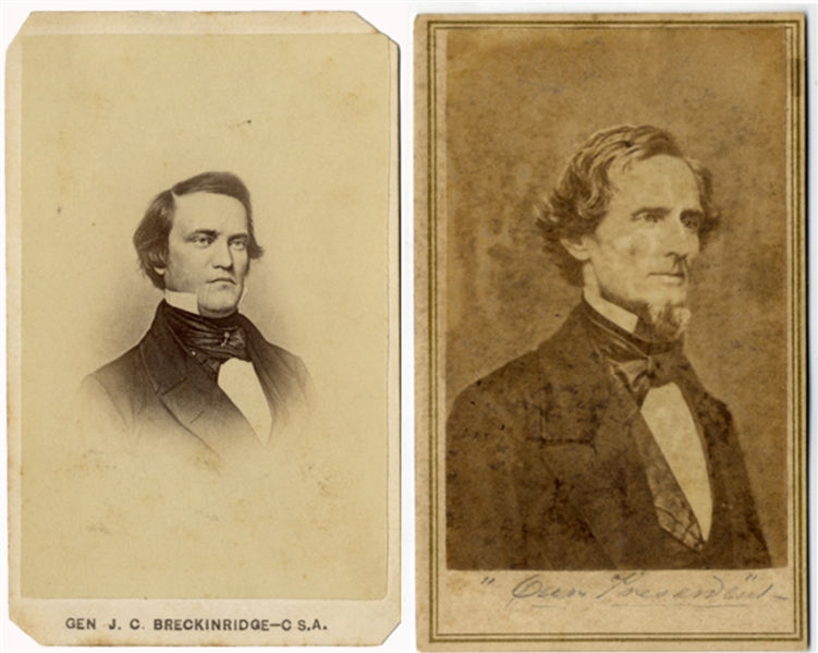 Confederate President Jeff Davis and Secretary of War Breckinridge