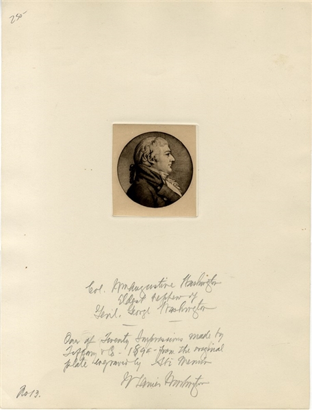 Tiffany & Company Impression of Colonel William Augustine Washington