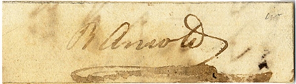 Benedict Arnold Signature