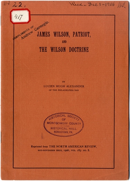 James Wilson and The Wilson Doctrine
