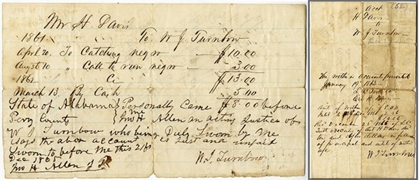 A Slave Catcher's Demands Payment During Reconstruction