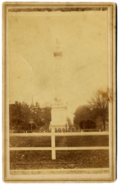 CDV of a  Confederate Memorial, Richmond