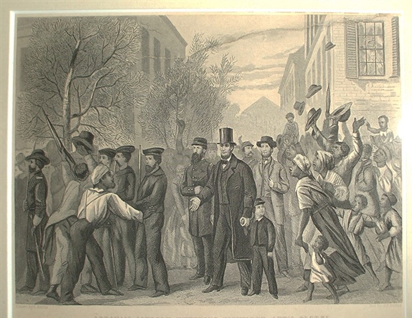 President Lincoln Enters Richmond